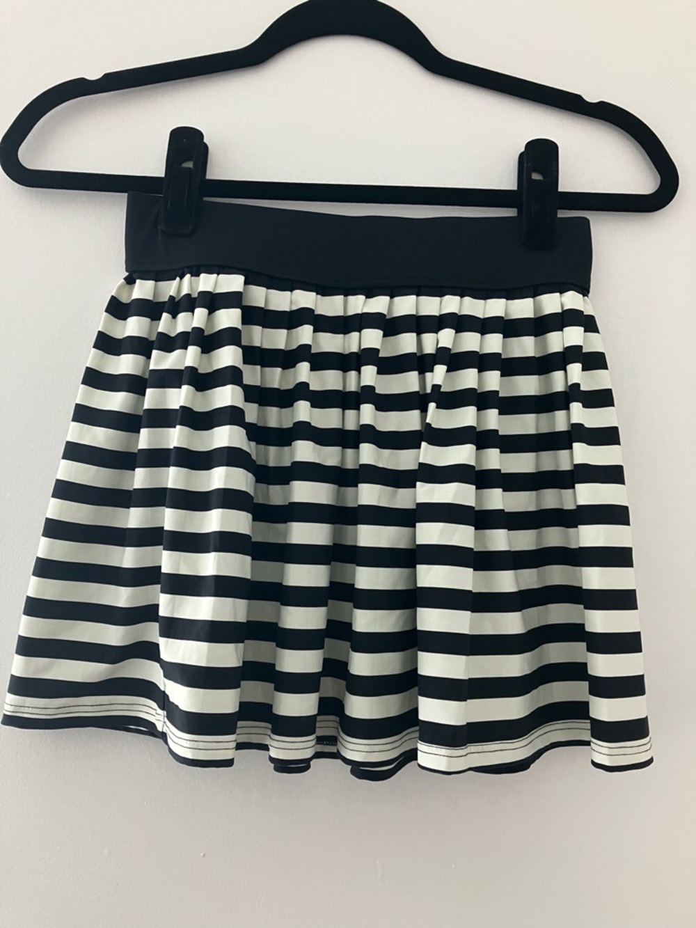 kate spade Black and White Striped Swim Skirt Coverup